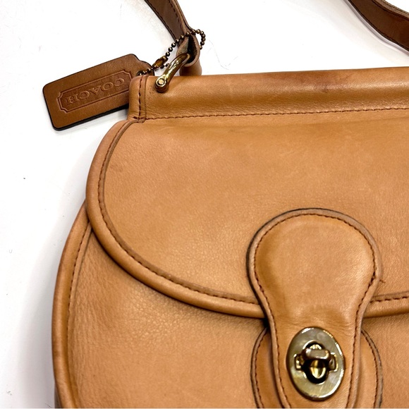 Vintage Coach Post Pouch - Camel - Picture 5 of 15